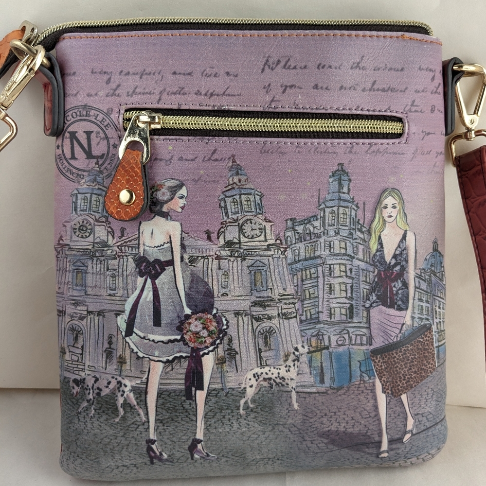 Nicole Lee Clock Tower Suzy Collection Crossbody Purse Bag Y2K - Picture 3 of 12